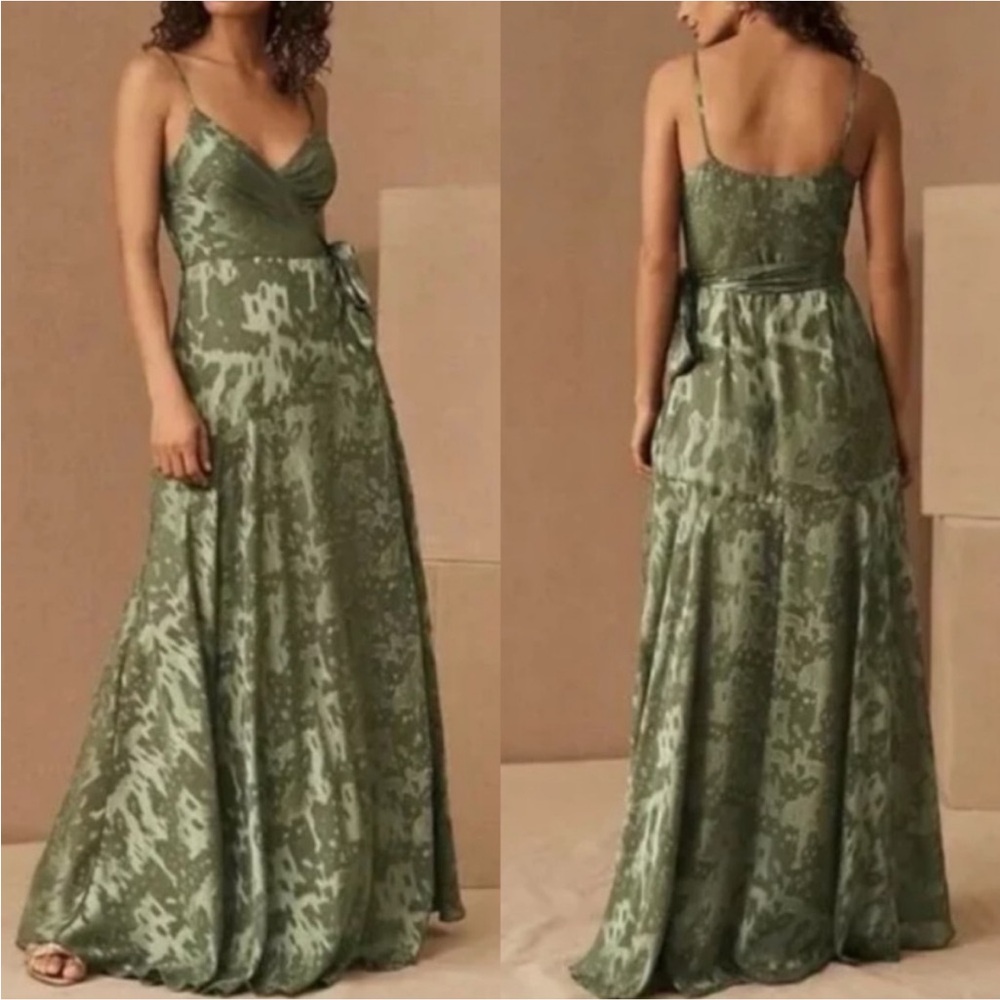 BHLDN Green Maxi Dress